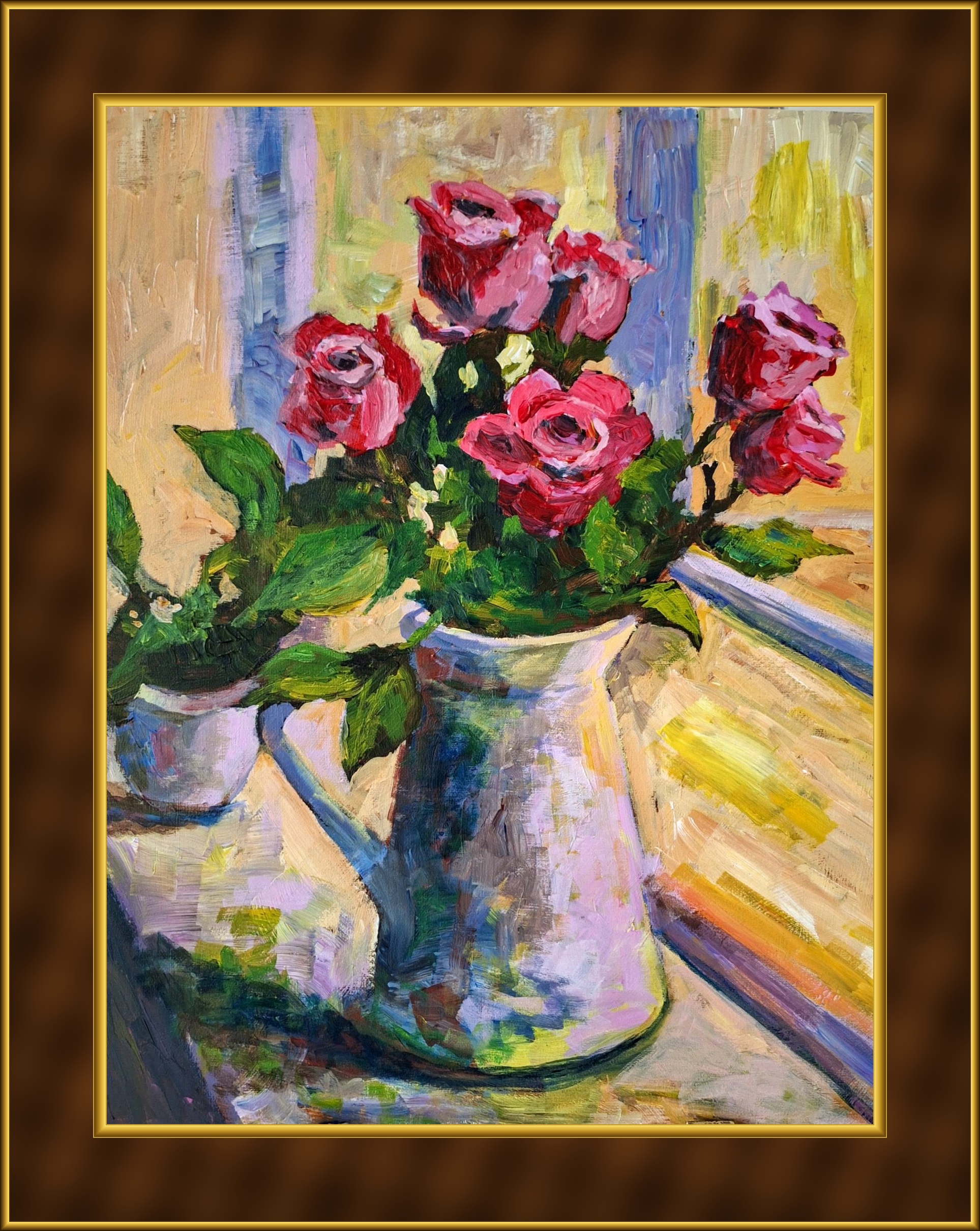 Roses in the window – Detail 1
