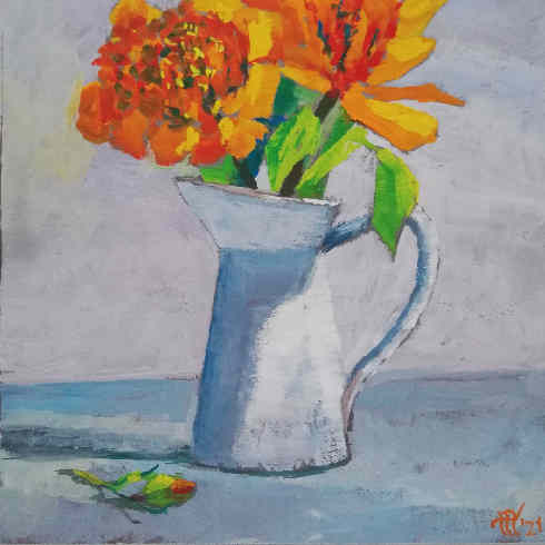 Stillleben Vase
