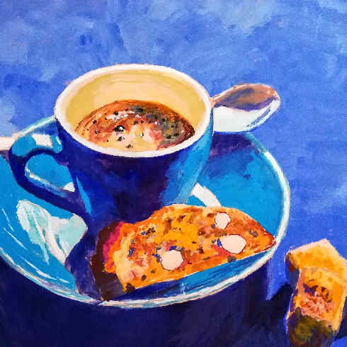 Stillleben Tasse Kaffee